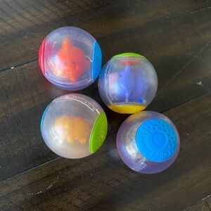 Vintage Fisher-Price Roll-A-Rounds Toy Balls